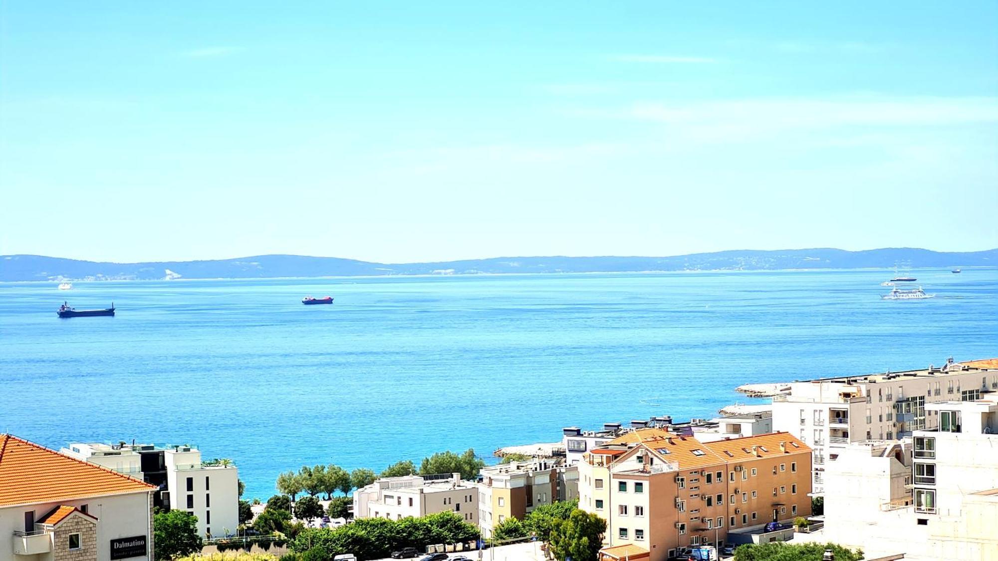 Appartamento Sea View Znjan Spalato Esterno foto